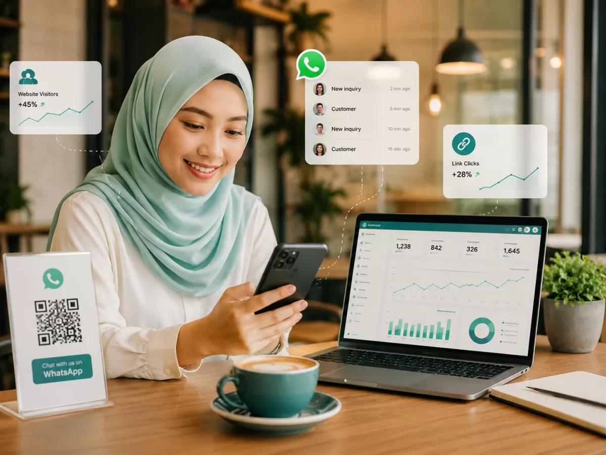 WhatsApp lead generation inquiry dashboard showing customer inquiries and analytics