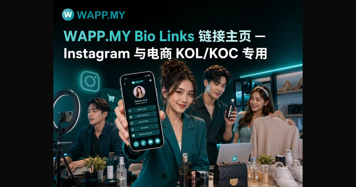 WAPP.MY Bio Links 链接主页 — WhatsApp 原生集成 vs Linktree